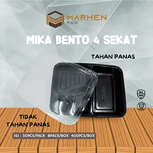 Mika Bento 4 Sekat Tahan Panas2