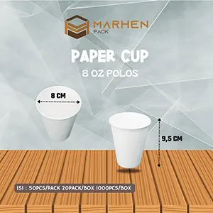 Paper Cup 8 Oz Polos