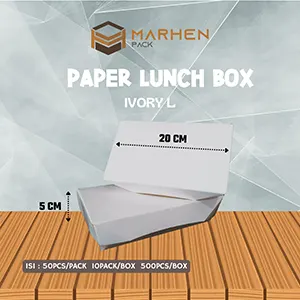 Paper Lunch Ivory L