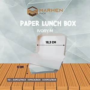 Paper Lunch Ivory M
