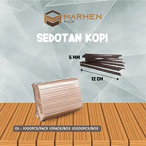 Sedotan Plastik Kopi