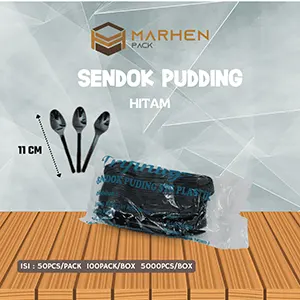 Sendok Pudding Hitam