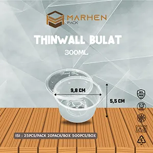 Thinwall Bulat 300ML