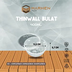 Thinwall Bulat 400ML