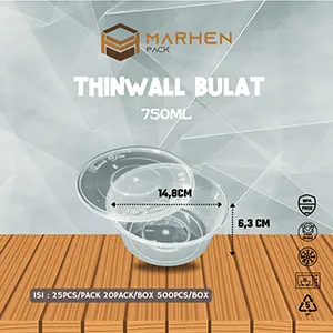 Thinwall Bulat 750ML