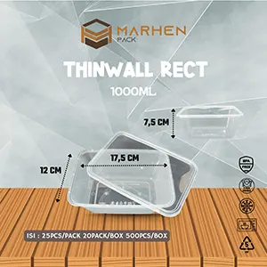 Thinwall Rect 1000ML