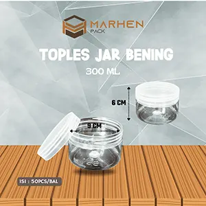 Toples Jar Bening 300ML