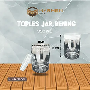 Toples Jar Bening 750ML