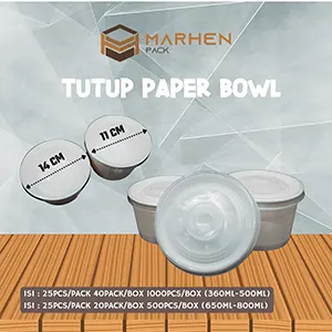 Tutup Paper Bowl 
