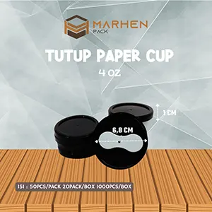 Tutup Paper Cup 4 Oz
